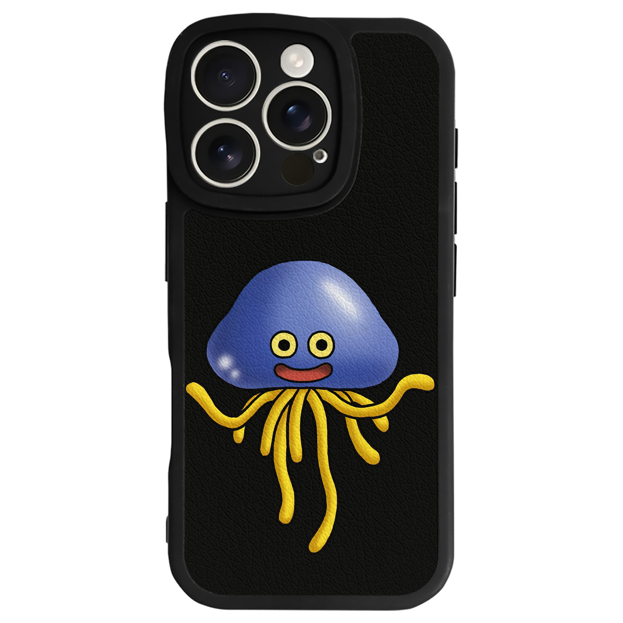 （画像用） ドラゴンクエスト Doragon Kuesuto Dragon Quest 【iPhone 16シリーズ対応】シリコンスマホケース（レザー調） 材質：シリコン